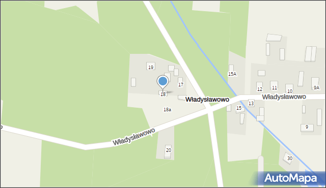 Władysławowo, Władysławowo, 18, mapa Władysławowo