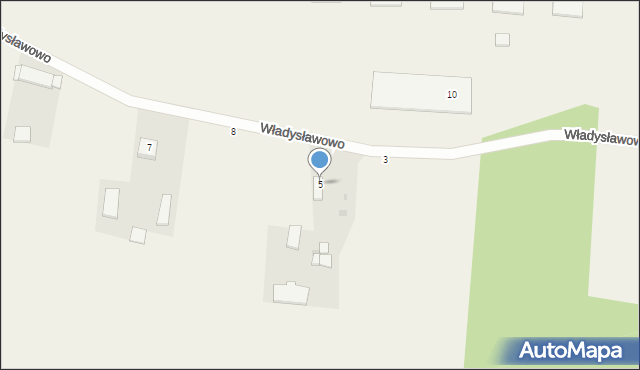 Władysławowo, Władysławowo, 5, mapa Władysławowo