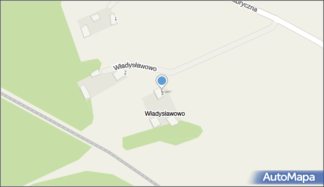 Władysławowo, Władysławowo, 3, mapa Władysławowo