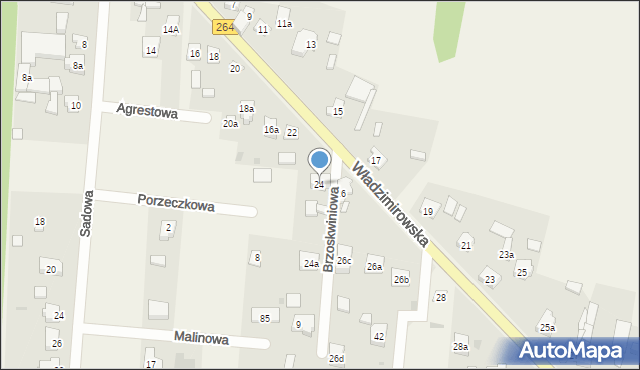 Władzimirów, Władzimirów, 24, mapa Władzimirów