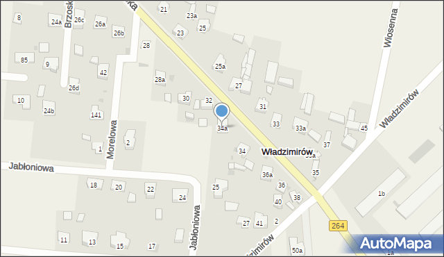 Władzimirów, Władzimirów, 34a, mapa Władzimirów