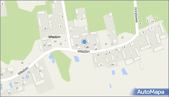 Władzin, Władzin, 11, mapa Władzin