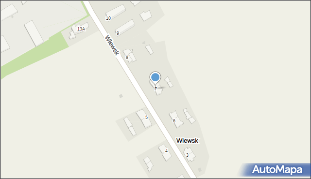 Wlewsk, Wlewsk, 7, mapa Wlewsk
