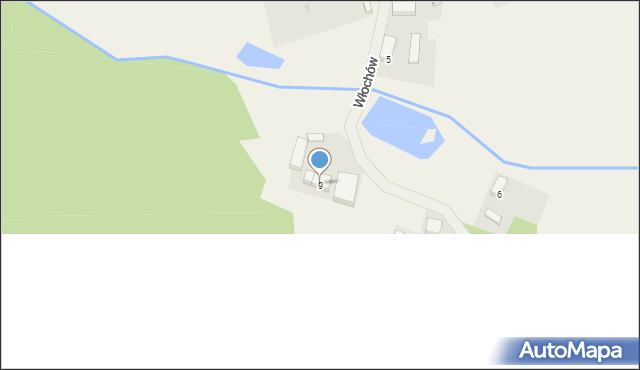 Włochów, Włochów, 9, mapa Włochów