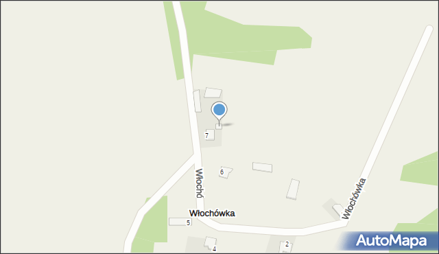 Włochówka, Włochówka, 1, mapa Włochówka