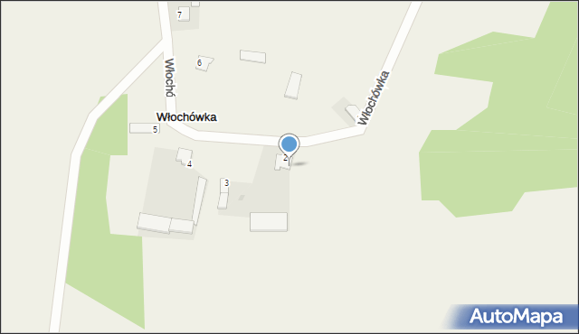 Włochówka, Włochówka, 6, mapa Włochówka