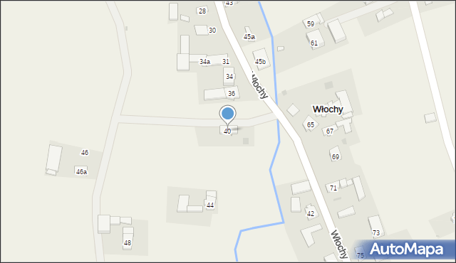 Włochy, Włochy, 40, mapa Włochy