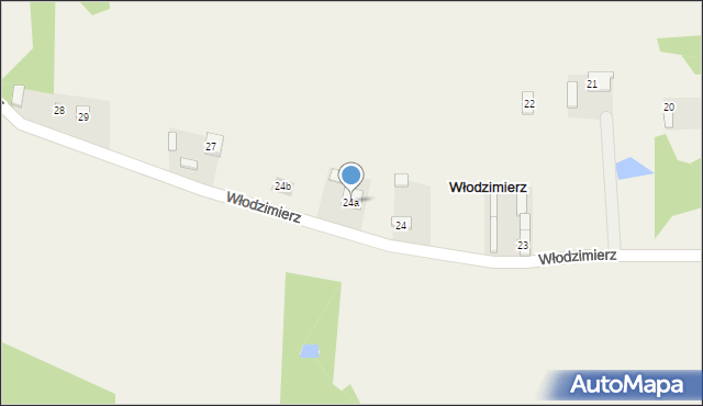 Włodzimierz, Włodzimierz, 24a, mapa Włodzimierz