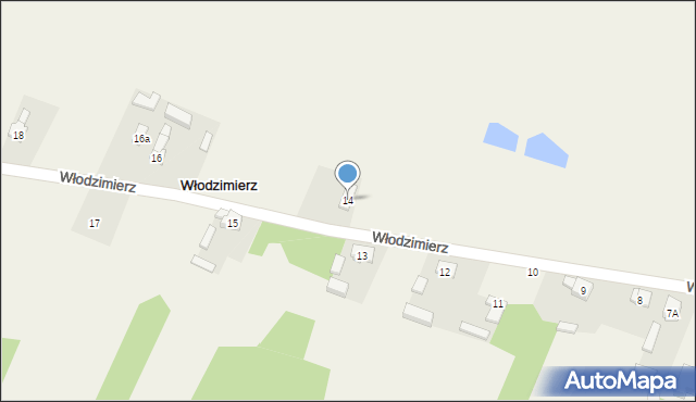 Włodzimierz, Włodzimierz, 14, mapa Włodzimierz