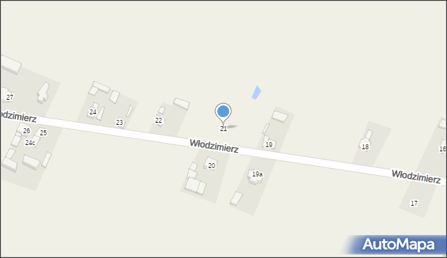 Włodzimierz, Włodzimierz, 21, mapa Włodzimierz