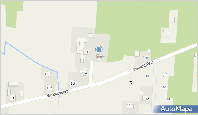 Włodzimierz, Włodzimierz, 10B, mapa Włodzimierz