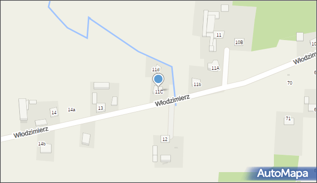Włodzimierz, Włodzimierz, 11C, mapa Włodzimierz