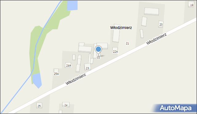 Włodzimierz, Włodzimierz, 22, mapa Włodzimierz