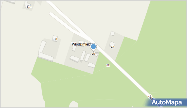 Włodzimierz, Włodzimierz, 40, mapa Włodzimierz