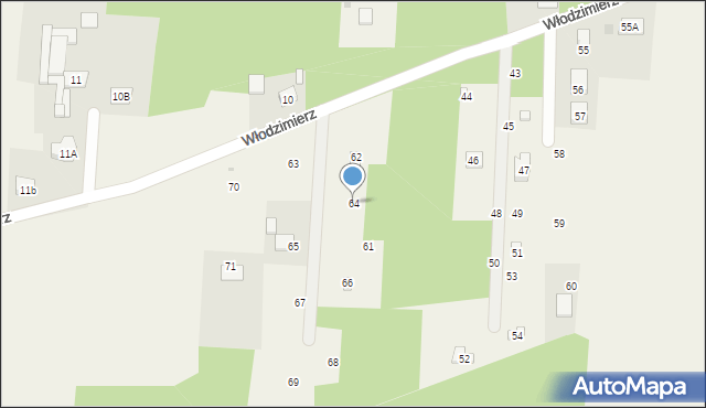 Włodzimierz, Włodzimierz, 64, mapa Włodzimierz