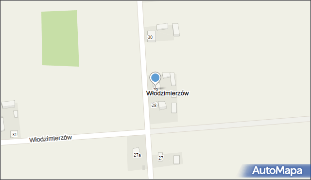 Włodzimierzów, Włodzimierzów, 29, mapa Włodzimierzów