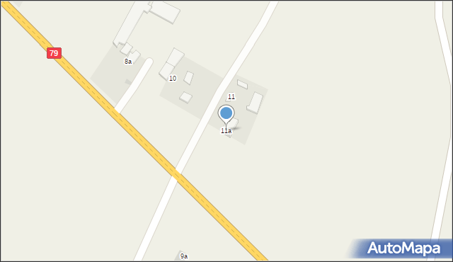 Wlonice, Wlonice, 11a, mapa Wlonice