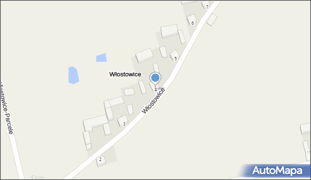 Włostowice, Włostowice, 4, mapa Włostowice