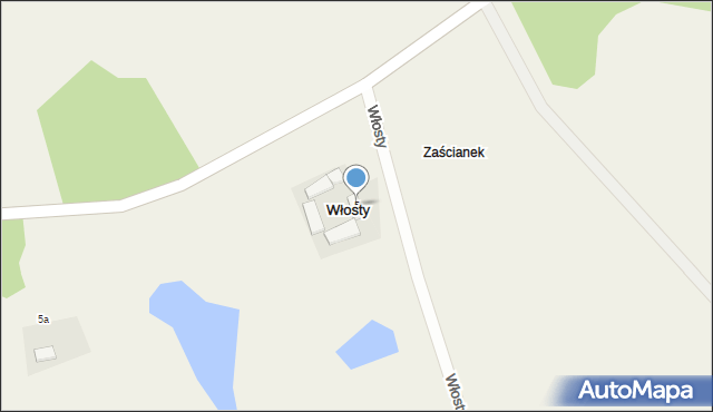 Włosty, Włosty, 5, mapa Włosty