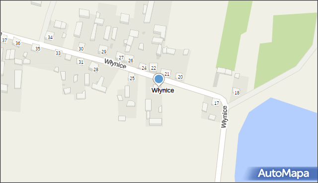 Włynice, Włynice, 23, mapa Włynice