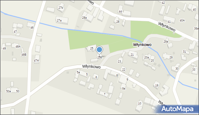 Włynkowo, Włynkowo, 25b, mapa Włynkowo