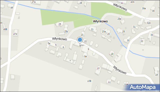 Włynkowo, Włynkowo, 8, mapa Włynkowo