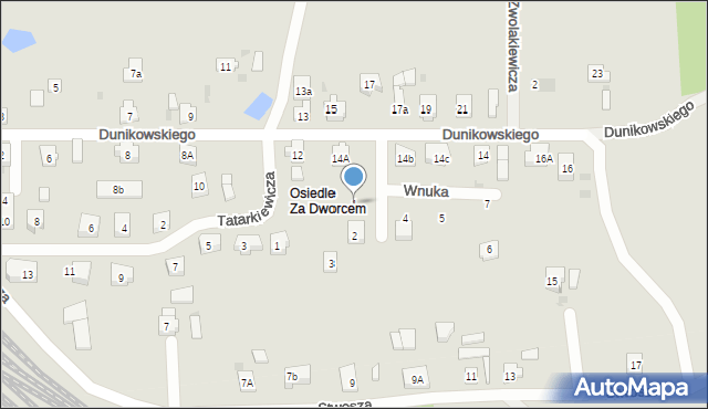 Kościerzyna, Wnuka Mariana, 1, mapa Kościerzyna