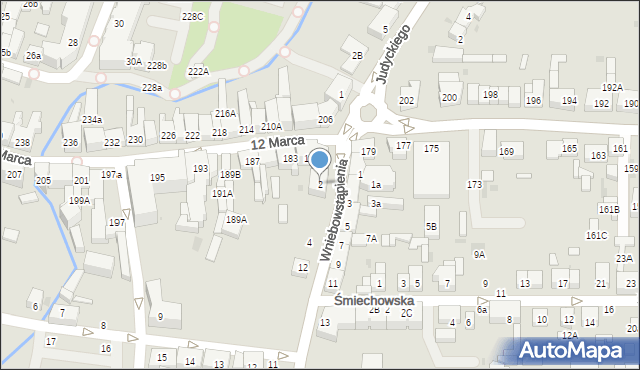 Wejherowo, Wniebowstąpienia, 2, mapa Wejherowo