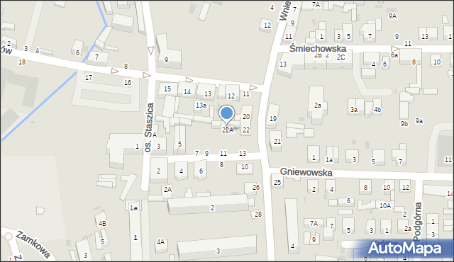 Wejherowo, Wniebowstąpienia, 22A, mapa Wejherowo