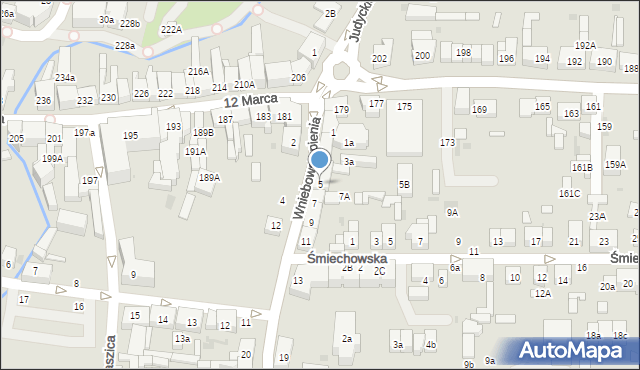 Wejherowo, Wniebowstąpienia, 5, mapa Wejherowo