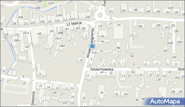 Wejherowo, Wniebowstąpienia, 7, mapa Wejherowo