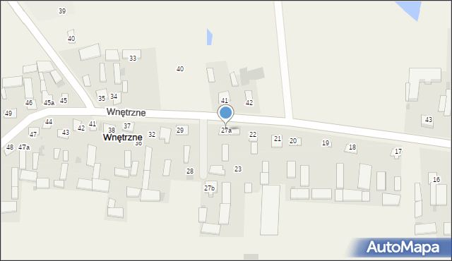 Wnętrzne, Wnętrzne, 27a, mapa Wnętrzne