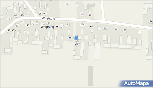 Wnętrzne, Wnętrzne, 27b, mapa Wnętrzne