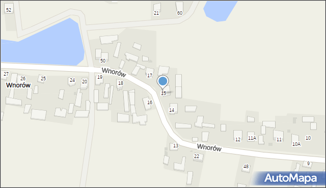 Wnorów, Wnorów, 15, mapa Wnorów