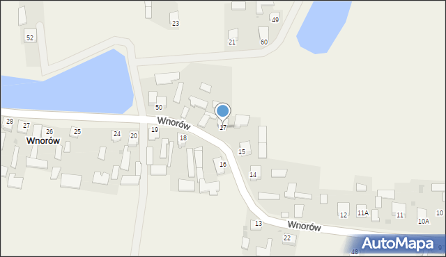 Wnorów, Wnorów, 17, mapa Wnorów