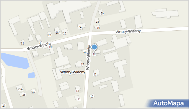 Wnory-Wiechy, Wnory-Wiechy, 14, mapa Wnory-Wiechy