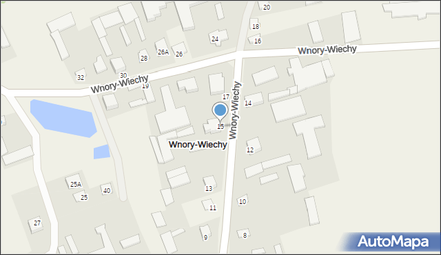 Wnory-Wiechy, Wnory-Wiechy, 15, mapa Wnory-Wiechy