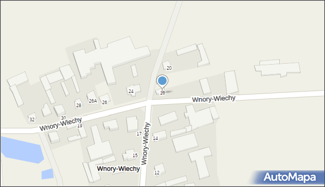 Wnory-Wiechy, Wnory-Wiechy, 16, mapa Wnory-Wiechy