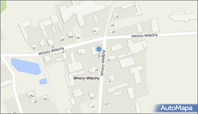 Wnory-Wiechy, Wnory-Wiechy, 17, mapa Wnory-Wiechy