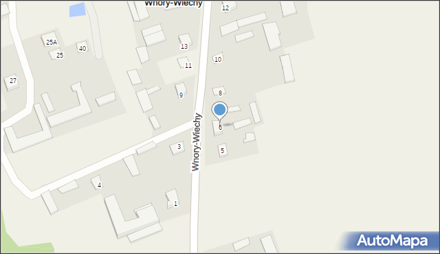 Wnory-Wiechy, Wnory-Wiechy, 6, mapa Wnory-Wiechy