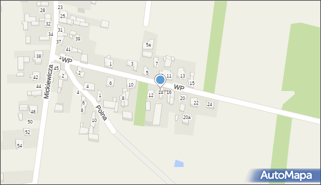 Barczkowice, Wojska Polskiego, 14, mapa Barczkowice