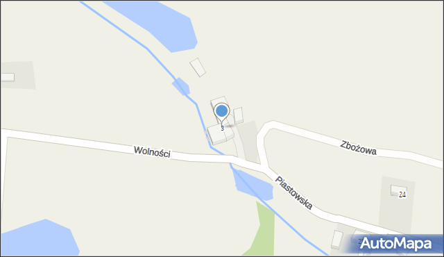 Będkowice, Wolności, 3, mapa Będkowice