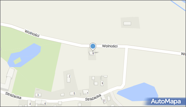 Będkowice, Wolności, 4, mapa Będkowice