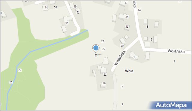 Bolechowice, Wolańska, 23, mapa Bolechowice