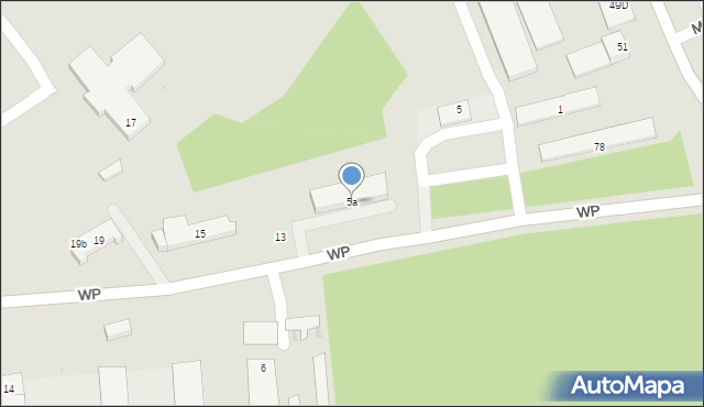 Borne Sulinowo, Wojska Polskiego, 5a, mapa Borne Sulinowo