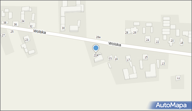 Bratoszewice, Wolska, 21A, mapa Bratoszewice