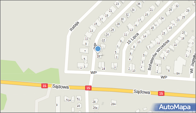 Brodnica, Wojska Polskiego, 18, mapa Brodnica