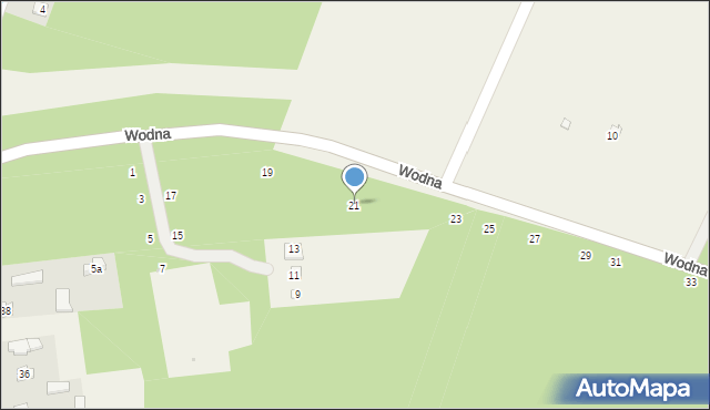 Bronisławów, Wodna, 21, mapa Bronisławów