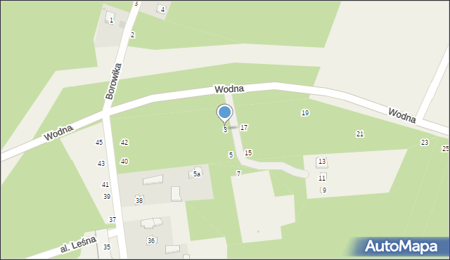 Bronisławów, Wodna, 3, mapa Bronisławów