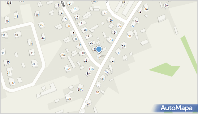 Brudzew, Wojciecha, 22, mapa Brudzew